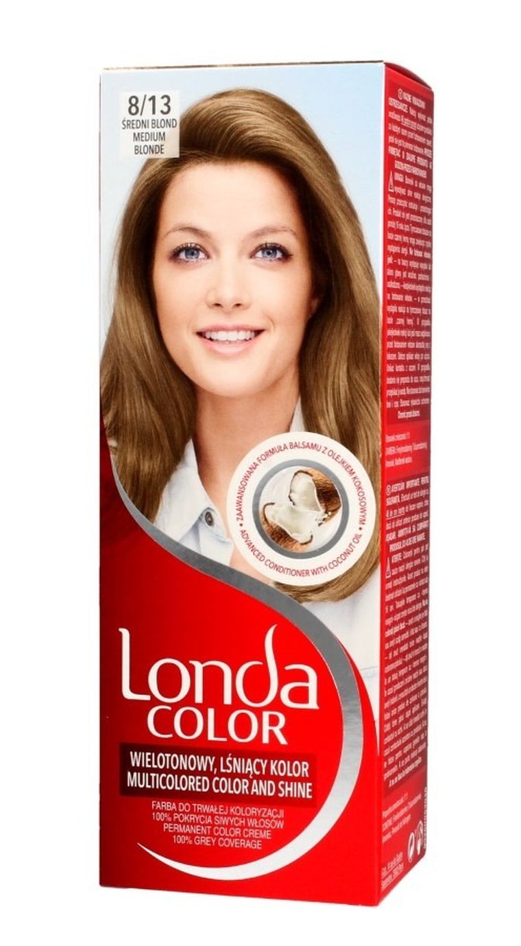 Londa, Color Cream, farba do włosów, nr 8/13 średni blond
