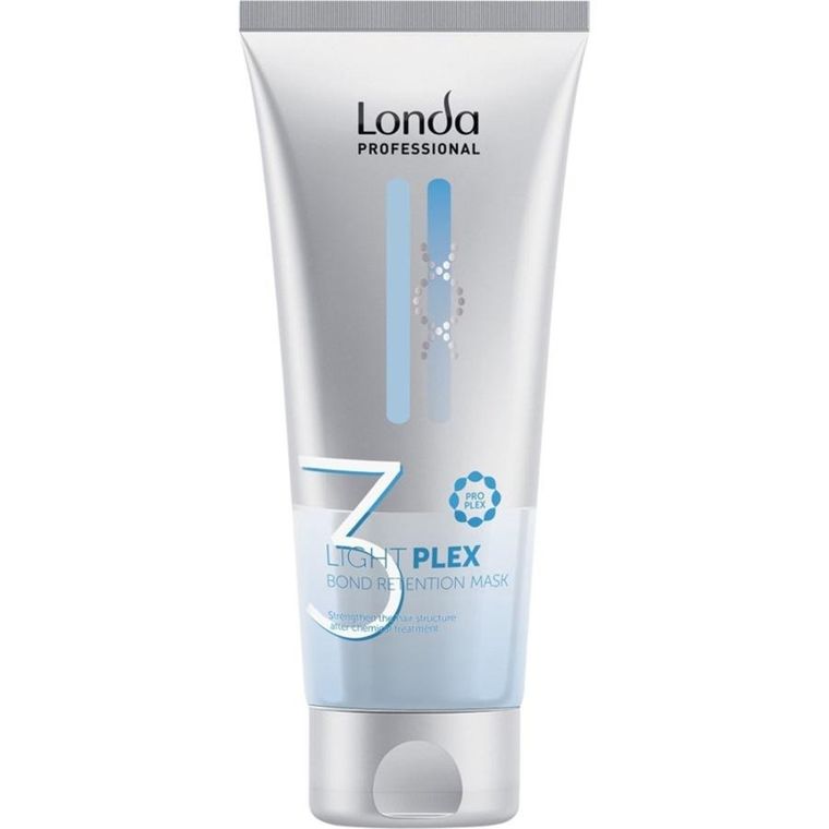 Londa Professional, Lightplex 3 Bond Retention Mask, maska wzmacniająca po rozjaśnianiu włosów, 200 ml