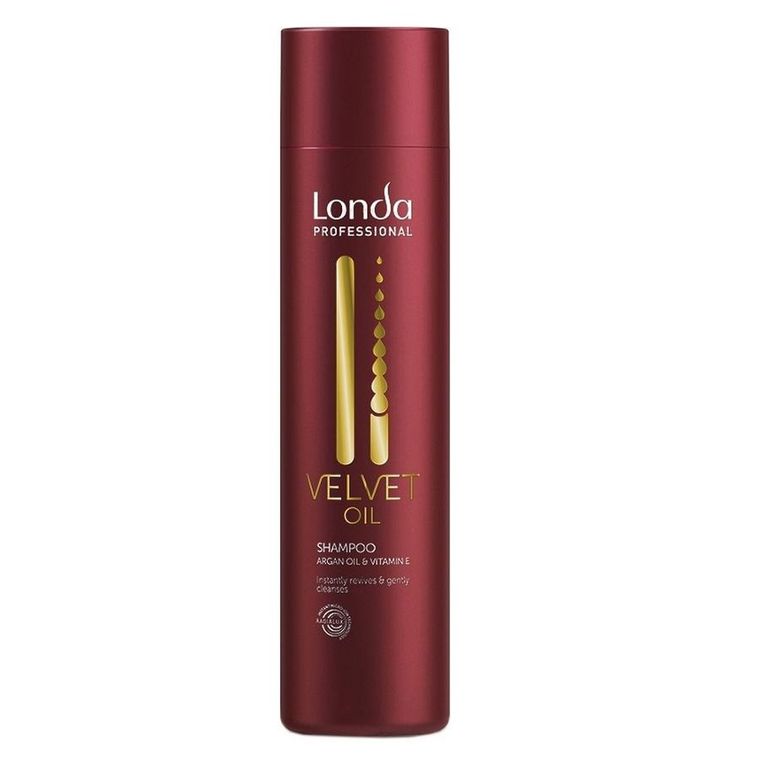 Londa Professional, Velvet Oil Shampoo, odżywczy szampon do włosów z olejkiem arganowym, 250 ml