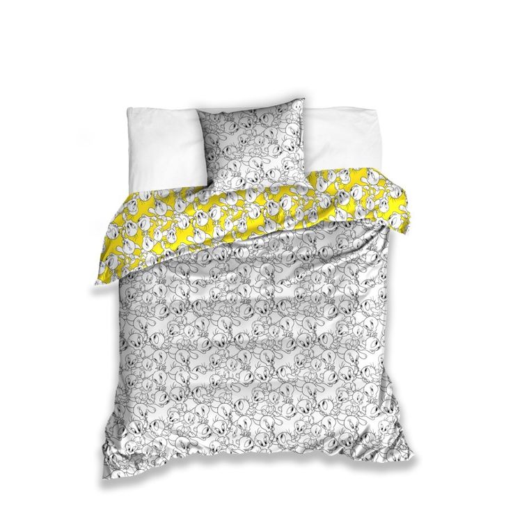 Looney Tunes, komplet pościeli bawełna satynowa, 140-200 + 70-90 cm