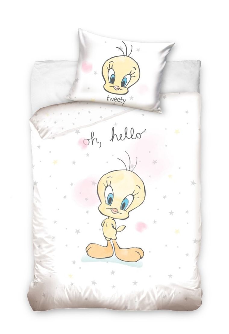 Looney Tunes, Tweety, 2-częściowy komplet pościeli, 90-120 cm