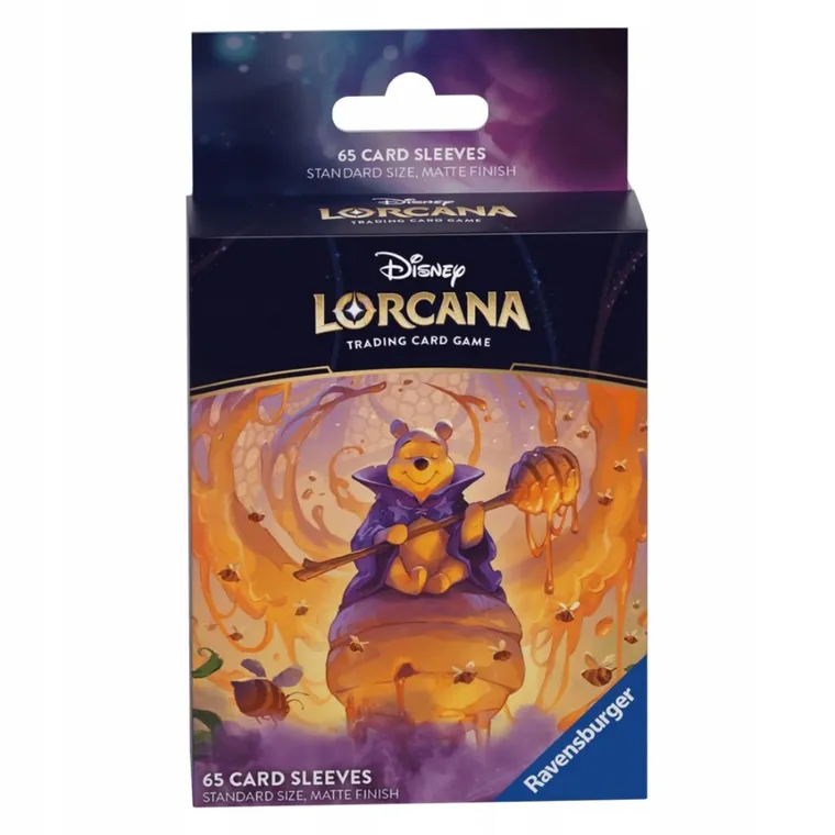 Lorcana, Disney, Azurite Sea, Sleeves, koszulki na karty, Kubuś Puchatek