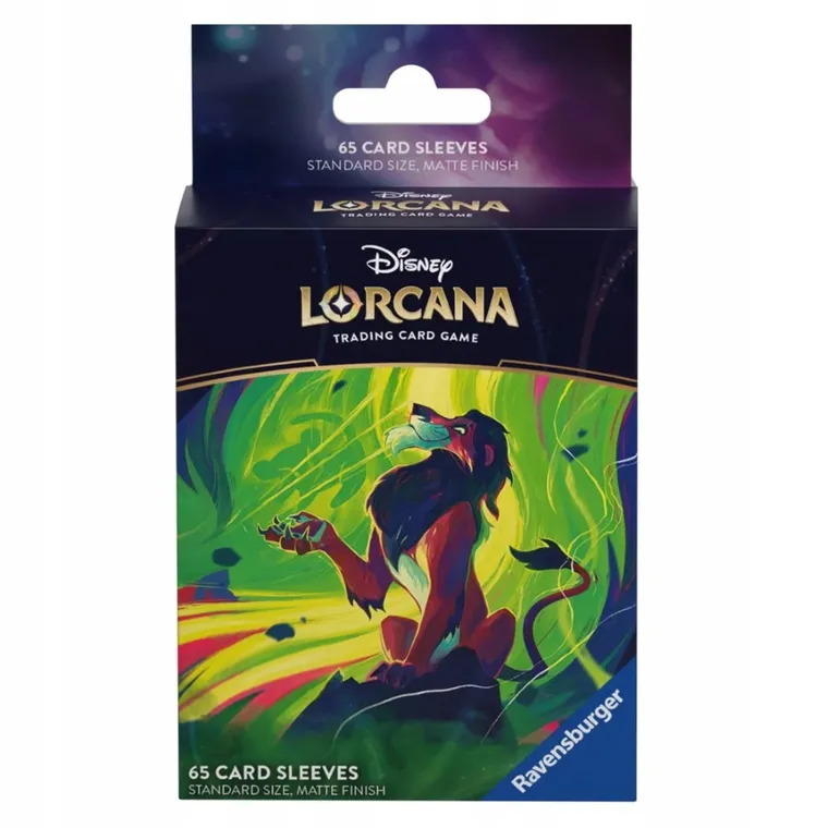 Lorcana, Disney, Azurite Sea, Sleeves, koszulki na karty, Skaza