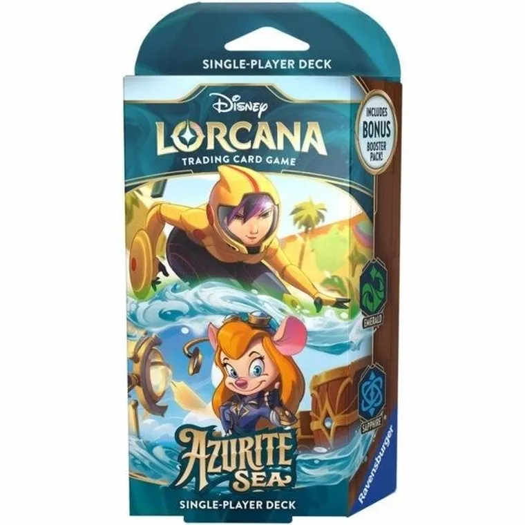 Lorcana, Disney, Azurite Sea, Starter Deck, gra karciana