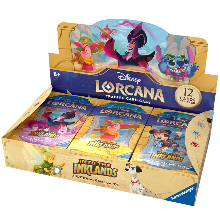 Lorcana, Disney, Into the Inklands, Booster Box, gra karciana, booster, 24 szt.
