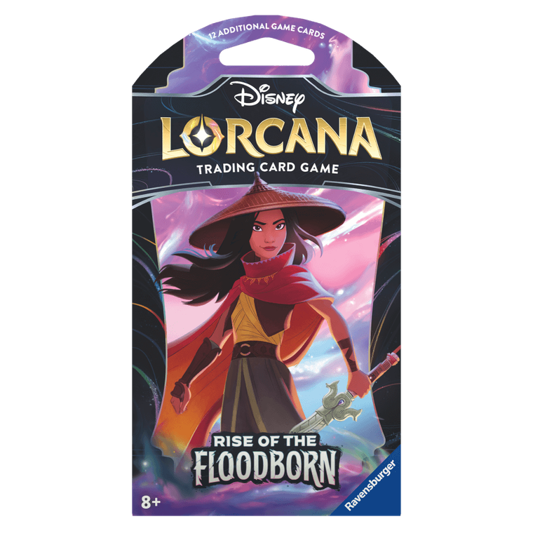 Lorcana, Disney, Rise Of The Floodborn, Booster Sleeved, gra karciana