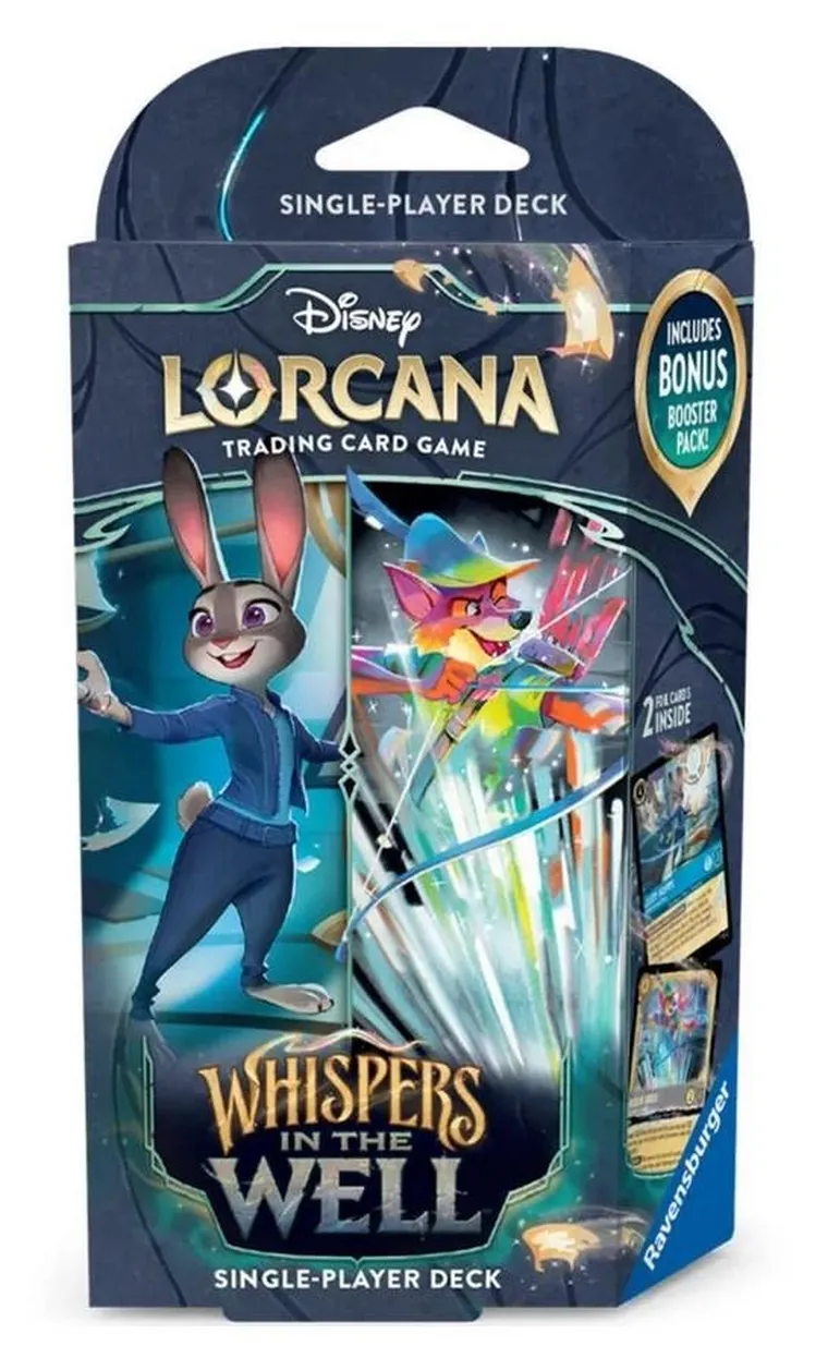 Lorcana, Disney, Whispers in the Well, Starter Deck, gra karciana
