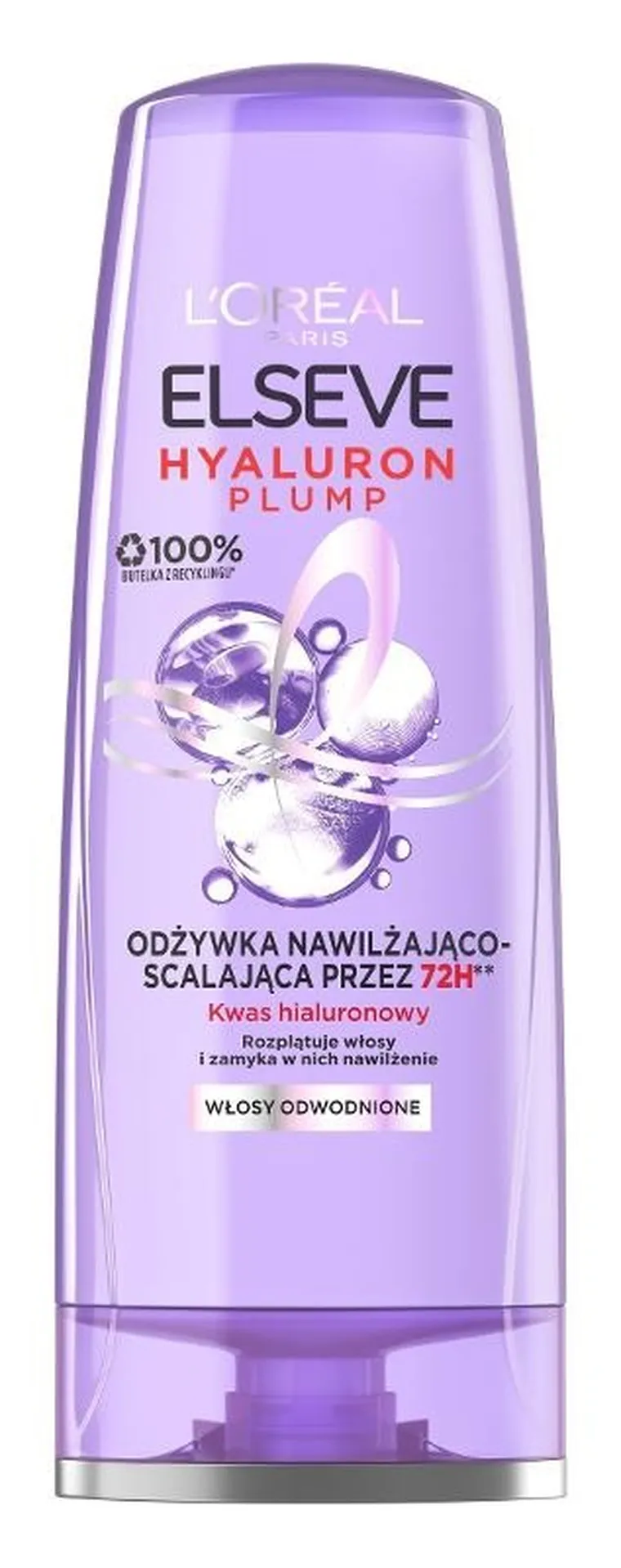 L'Oreal, Elseve Hyaluron Plump, odżywka nawilżająco-scalająca do włosów odwodnionych, 200 ml