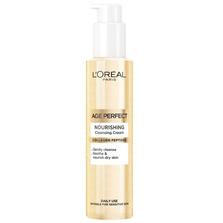 L'Oreal Paris, Age Perfect Collagen Expert, odżywczy żel do mycia twarzy, 150 ml