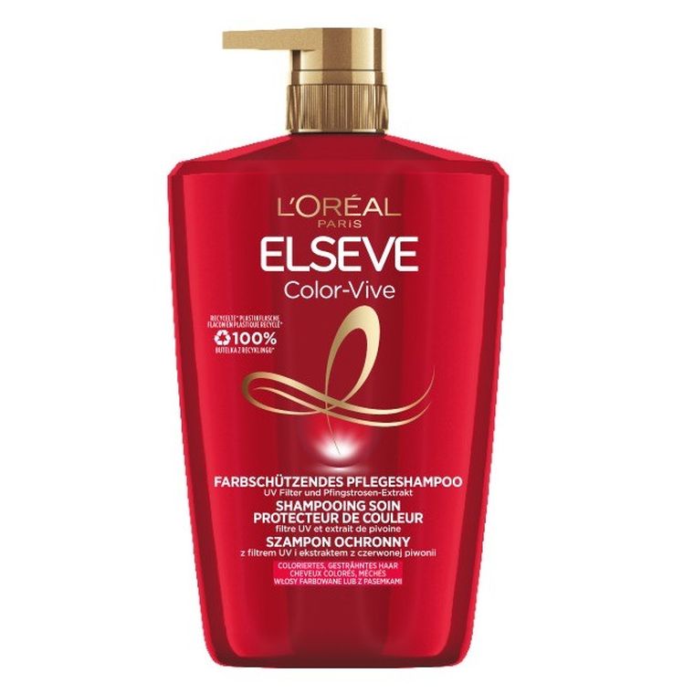 L'Oreal Paris, Elseve, Color-Vive, szampon ochronny do włosów farbowanych lub z pasemkami, 1000 ml