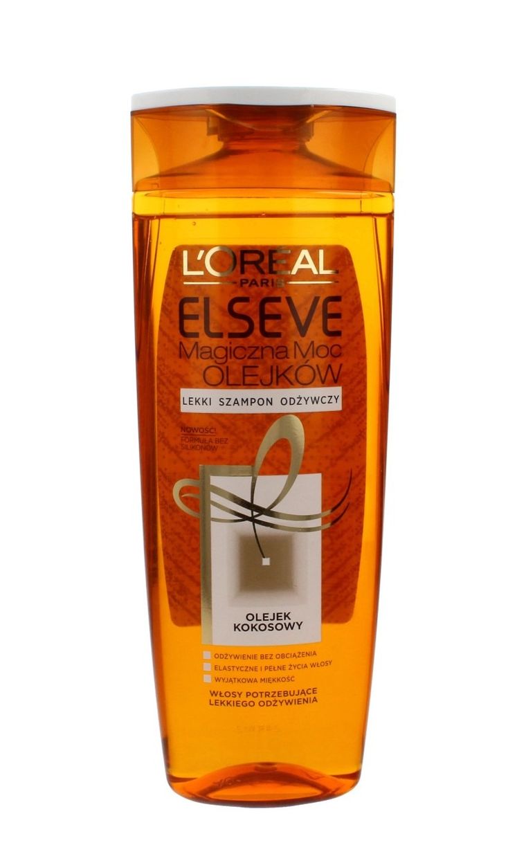 L'Oreal Paris, Elseve, Magiczna Moc Olejków, olejek kokosowy, szampon do włosów, 400 ml