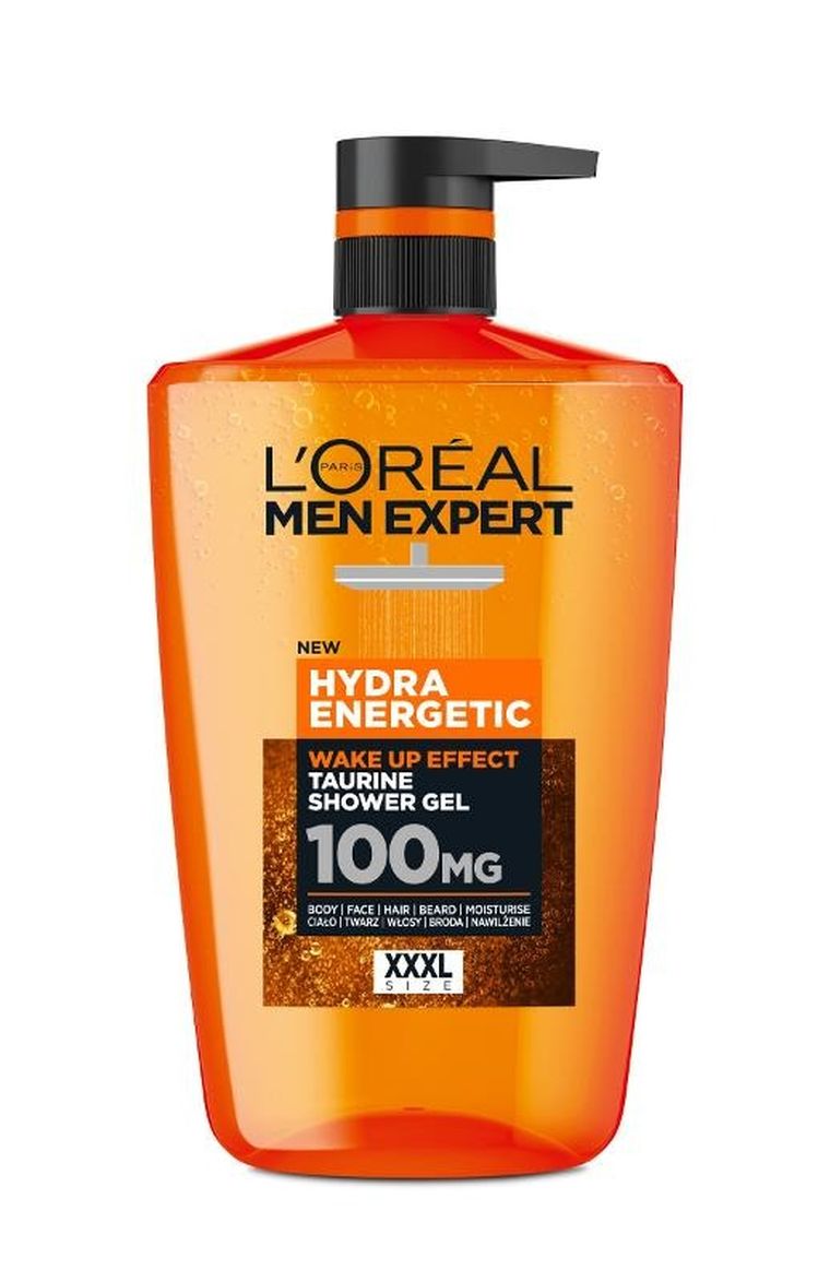 L'Oreal Paris, Exper, żel pod prysznic hydra energetic z tauryną, 1000 ml