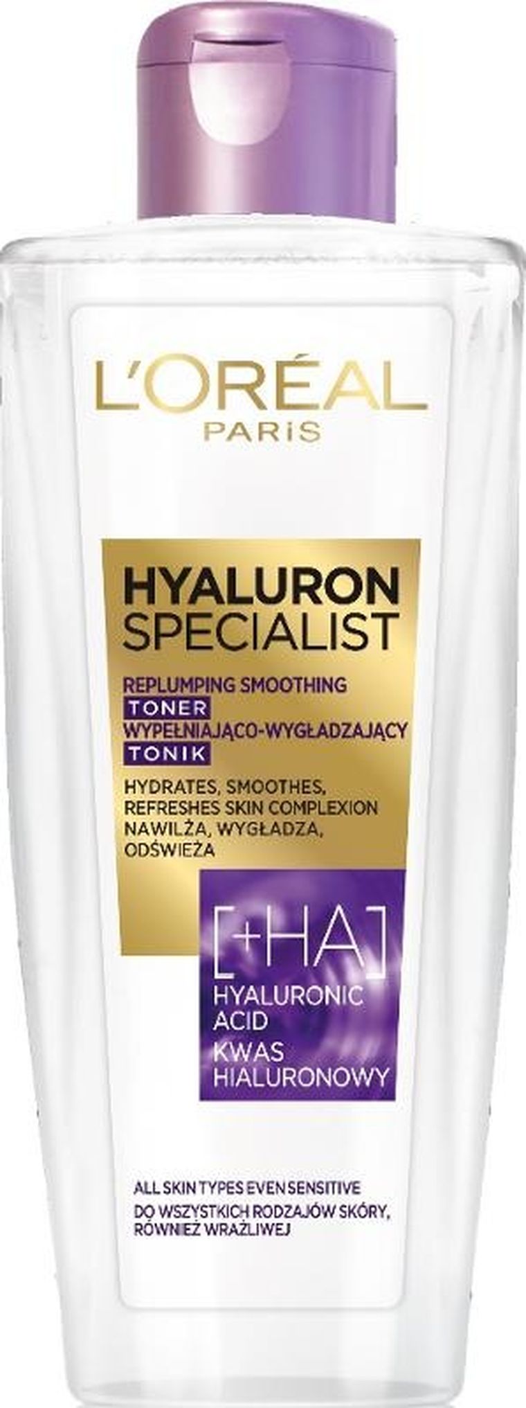 L'Oreal Paris, Hyaluron Specialist, tonik wypełniająco-wygładzający do twarzy, 200 ml