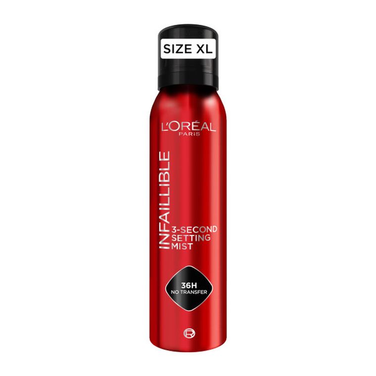 L'Oreal Paris, Infaillible, 3-Second Setting Mist, 3-sekundowy spray utrwalający makijaż, 150 ml