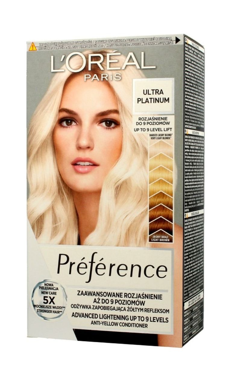 L'Oreal Paris, Les Blondissimes Preference, farba do włosów, ultra platinum