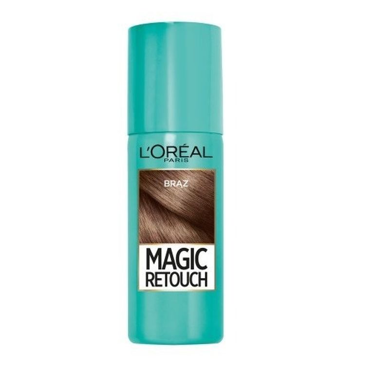 L'Oreal Paris, Magic Retouch, spray do retuszu odrostów, brąz, 75 ml