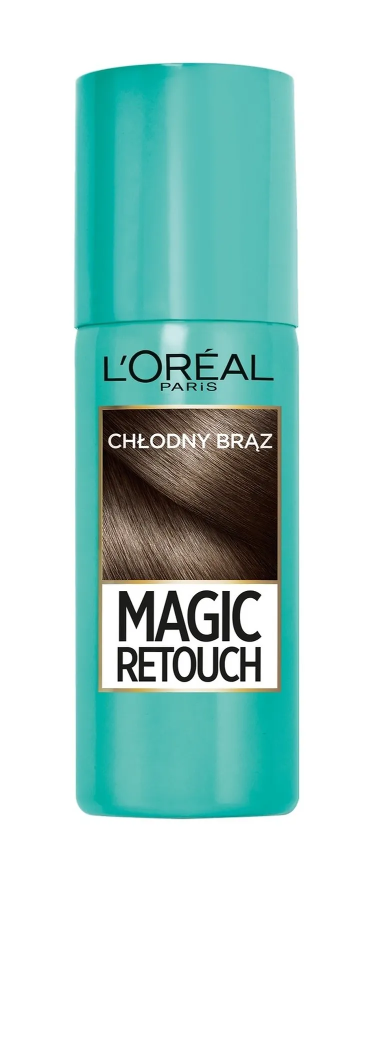 L'Oreal Paris, Magic, Retouch, spray do retuszu odrostów, chłodny brąz, nr 7, 75 ml