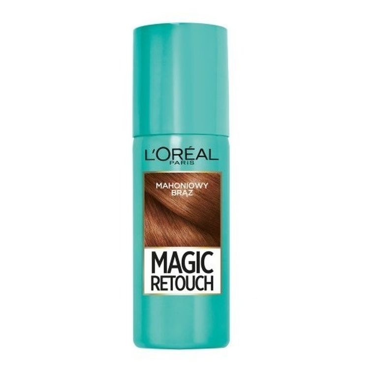 L'Oreal Paris, Magic Retouch, spray do retuszu odrostów, Mahoniowy Brąz, 75 ml