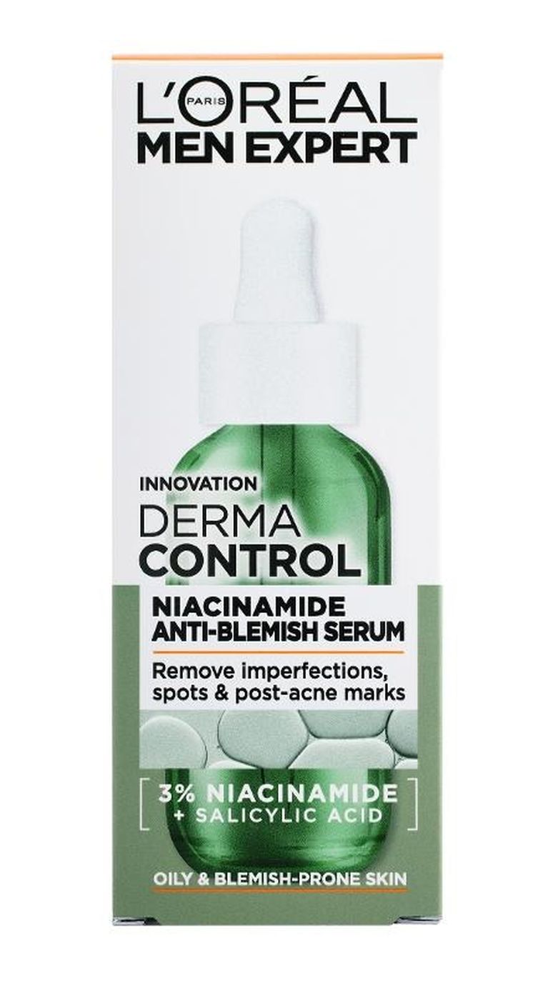 L'Oreal Paris, Men Expert Derma Control, serum przeciw niedoskonałościom, 30 ml