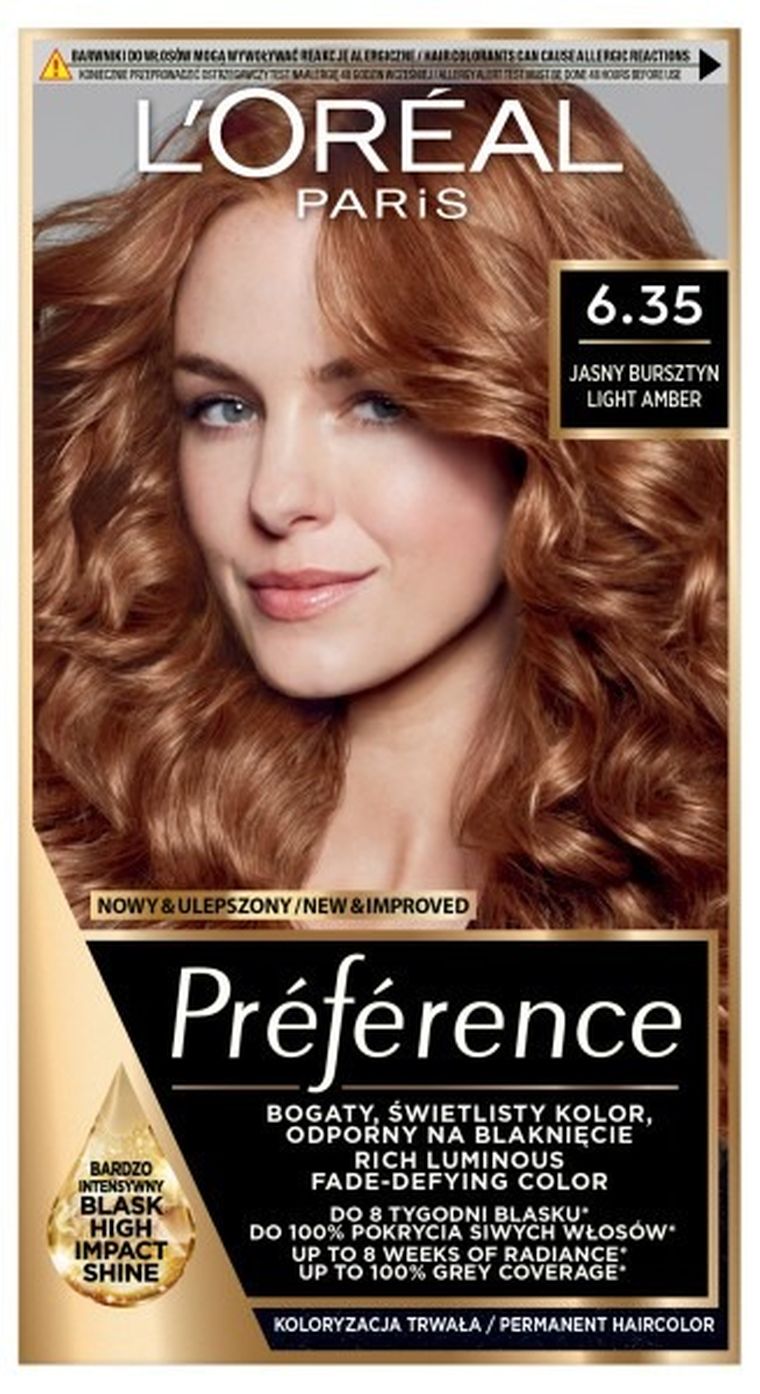 L'Oreal Paris, Preference, 635 jasny bursztyn
