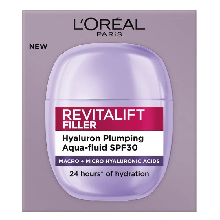 L'Oreal Paris, Revitalift Filler, lekki krem nawilżający SPF30, 40 ml