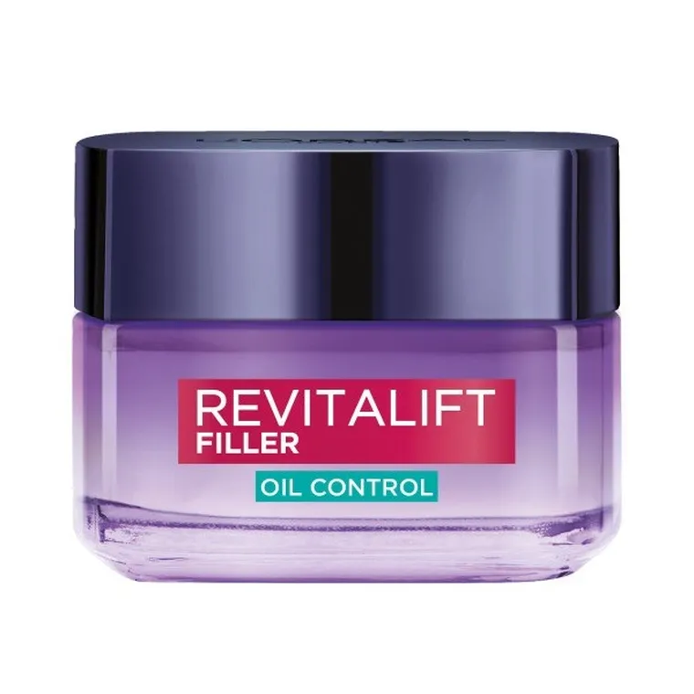 L'Oreal Paris, Revitalift Filler, nawilżający żel-krem regulujący nadmiar sebum na dzień z kwasem hialuronowym i salicylowym, 50 ml