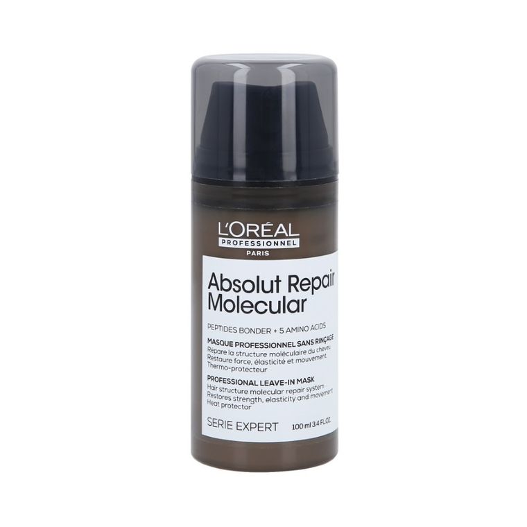 L'Oreal Professionnel, Absolut Repair Molecular, wzmacniająca strukturę włosów maska bez spłukania, 100 ml
