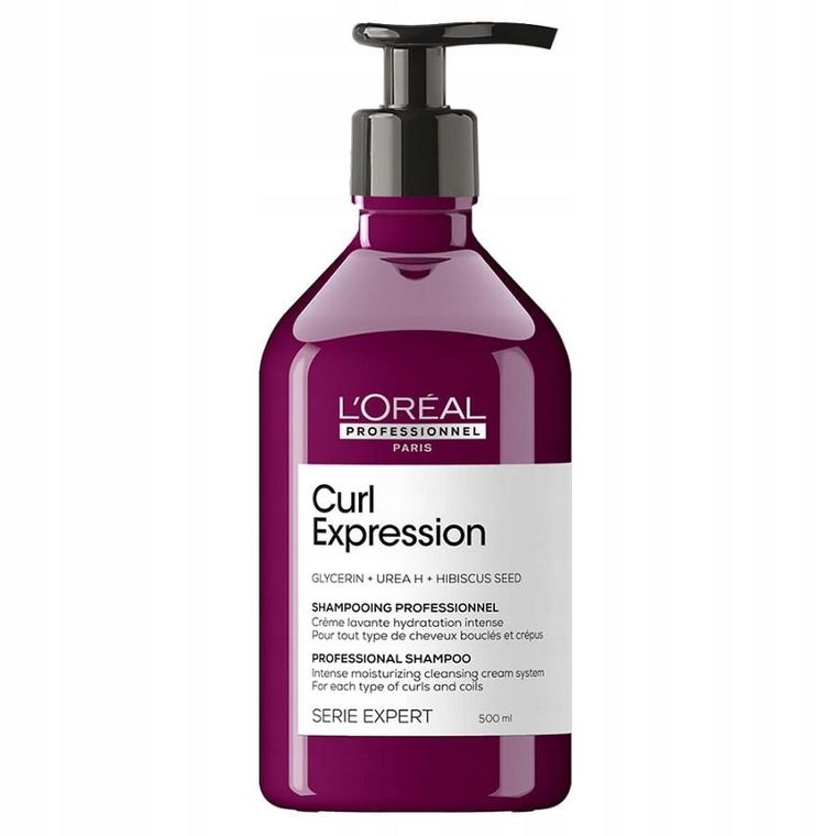 L'Oreal Professionnel, Expert Curl Expression, kremowy szampon intensywnie nawilżający do włosów kręconych, 500 ml