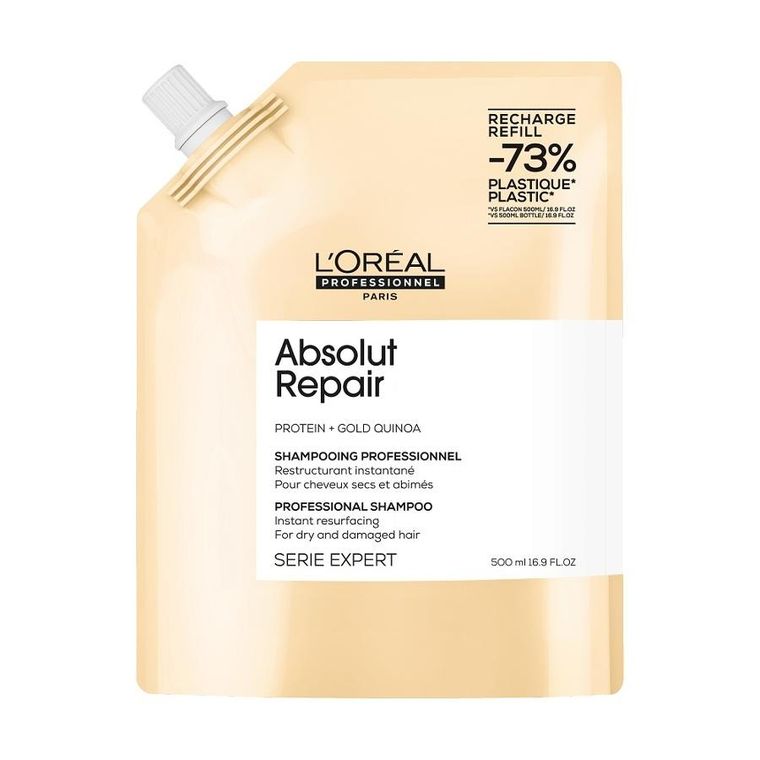 L'Oreal Professionnel, Serie Expert Absolut Repair, szampon do włosów zniszczonych refill, 500 ml