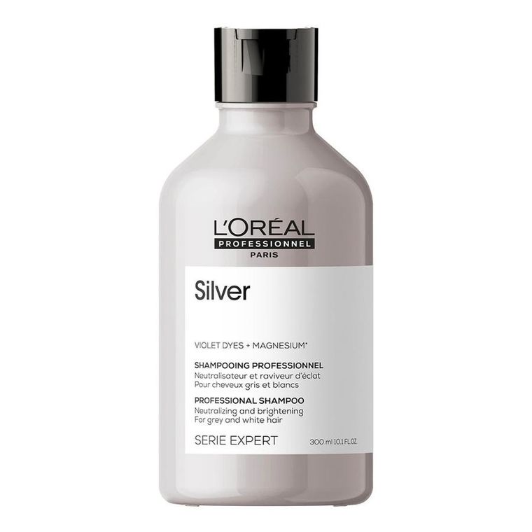 L'Oreal Professionnel, Serie Expert Silver Shampoo, szampon do włosów siwych i rozjaśnianych, 300 ml