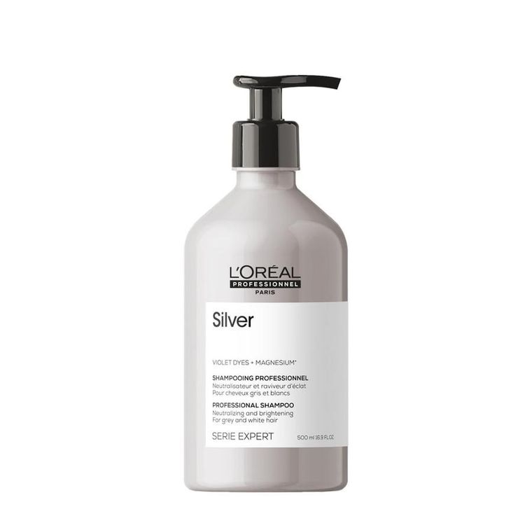 L'Oreal Professionnel, Serie Expert Silver Shampoo, szampon do włosów siwych i rozjaśnianych, 500 ml