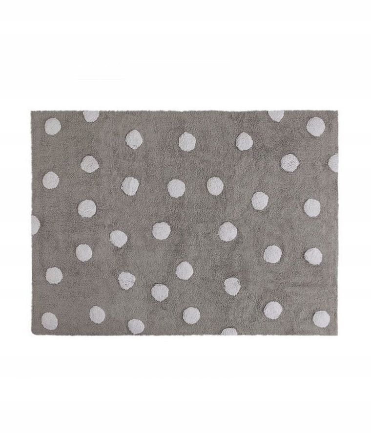 Lorena Canals, Topos, dywan bawełniany, grey, 120-160 cm