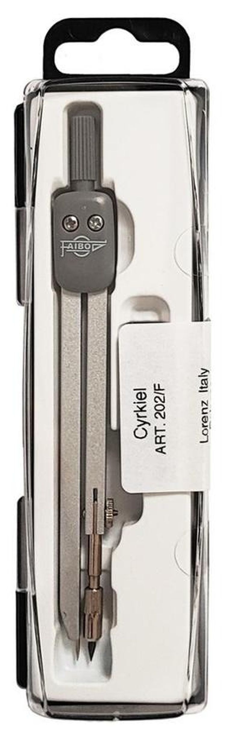 Lorenz, cyrkiel metalowy w pudełku, 2 elementy