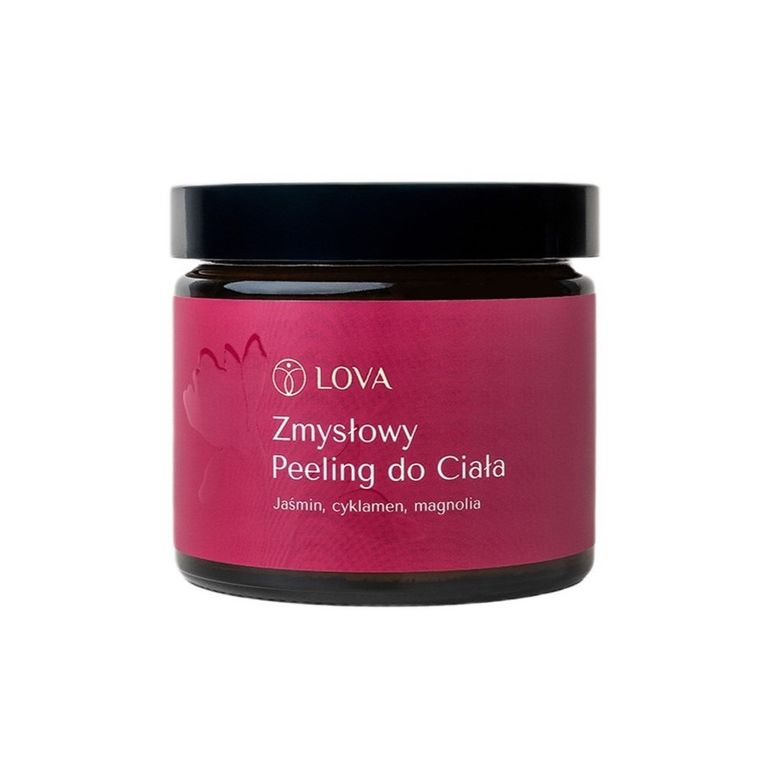 LOVA, zmysłowy peeling do ciała, Jaśmin Cyklamen Magnolia, 250 ml