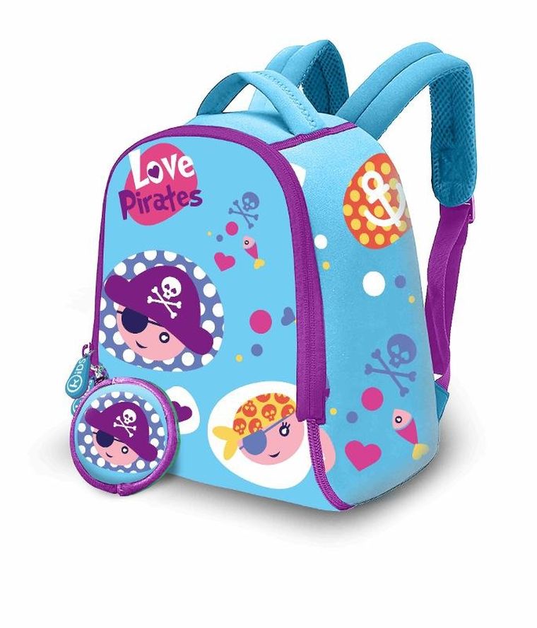 Love Pirates, plecak mały neoprenowy, dla przedszkolaka