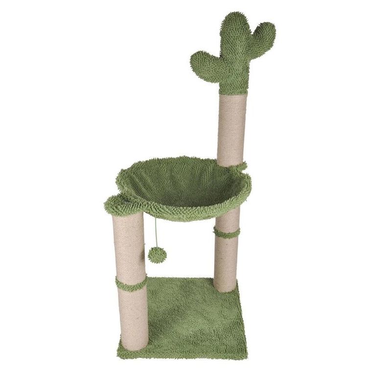 Love Story, drapak dla kota w kształcie kaktusa, z hamakiem