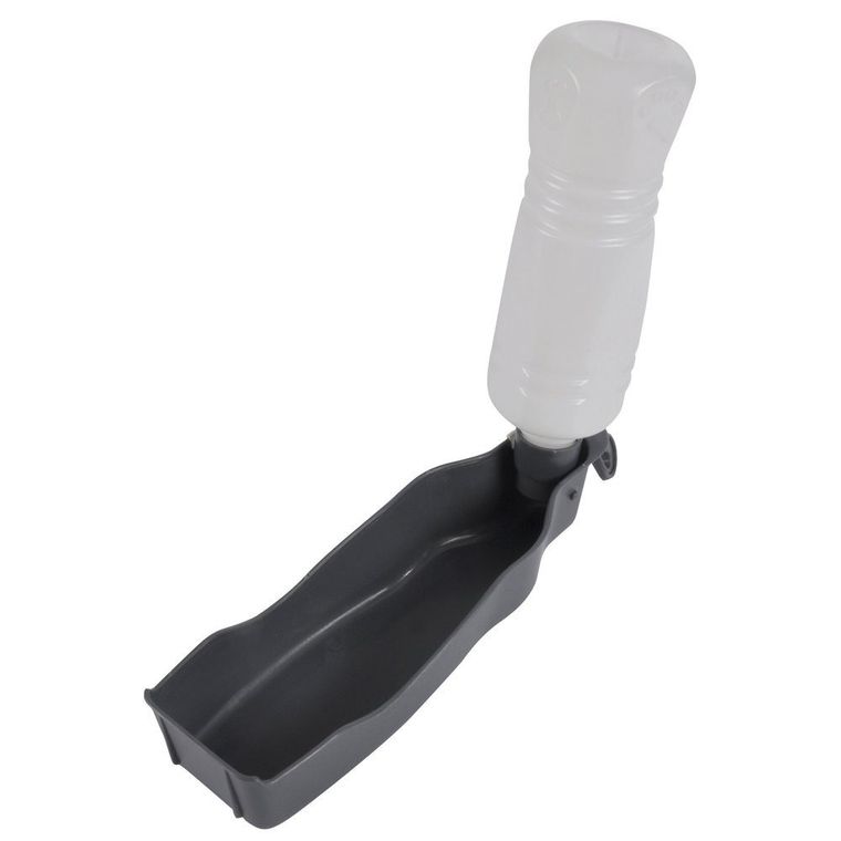 Love Story, podróżna butelka na wodę dla psa, 500 ml, ciemnoszara