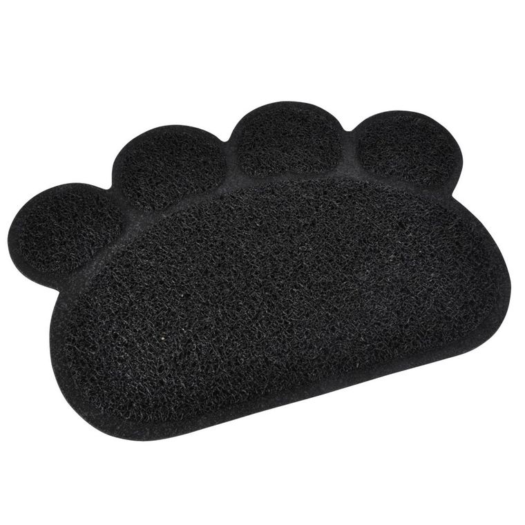 Love Story, wielofunkcyjna mata przed kuwetę dla kota, 30-40 cm, czarna