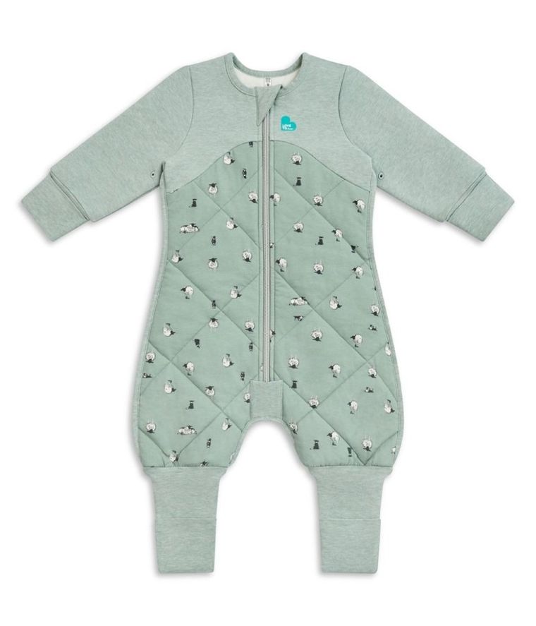 Love To Dream, Organic&Merino, Etap 3, śpiworek z rękawkami i nogawkami, oliwkowy, TOG 2.5, 6-12 m