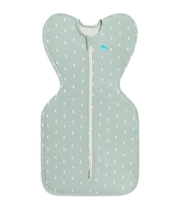Love to Dream, Swaddle Up Original, otulacz, etap 1,TOG 1, rozmiar M, oliwkowy księżyce