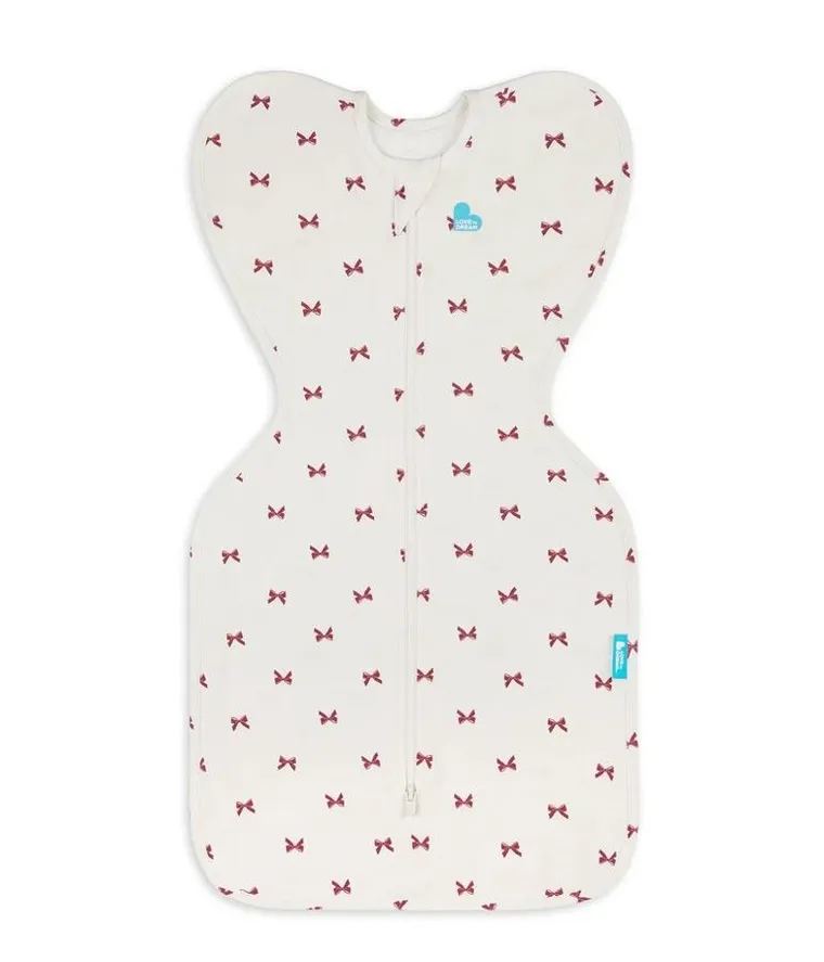 Love to Dream, Swaddle Up, otulacz, śpiworek, etap 1,TOG 1, bawełna, kokardki, rozmiar M