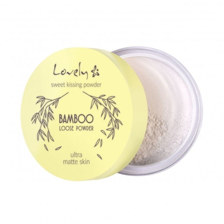 Lovely, Bamboo Loose Powder, transparentny puder bambusowy do twarzy, 5.5g