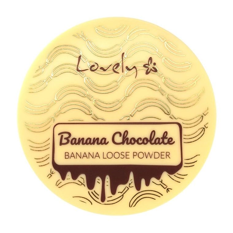 Lovely, Banana Chocolate Loose Powder, bananowo-czekoladowy puder sypki do twarzy, 8g