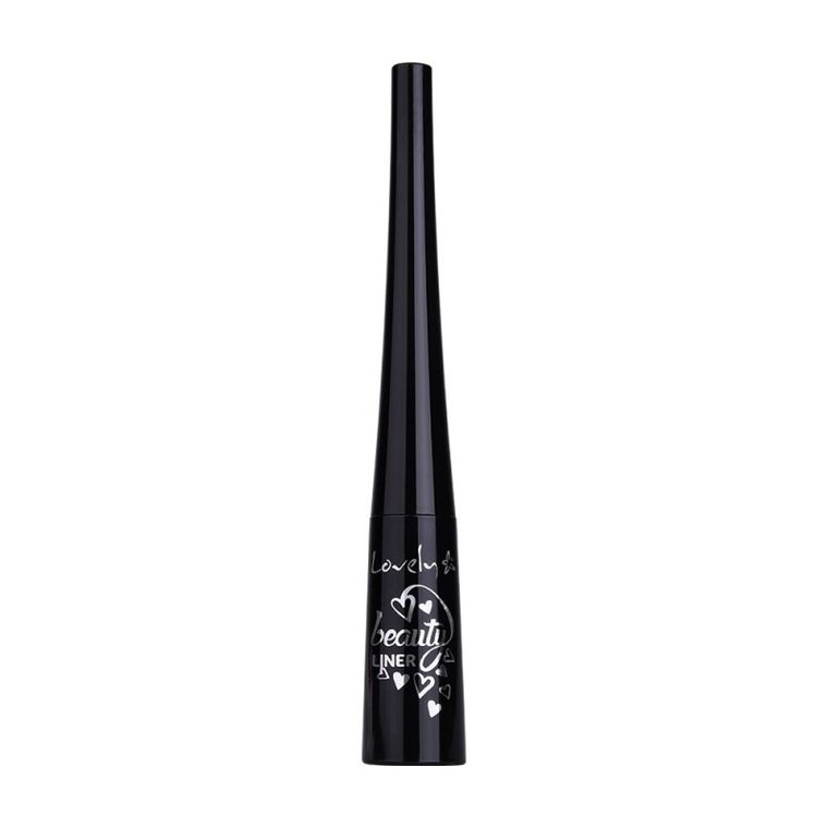 Lovely, Beauty Liner, szybkoschnący eyeliner w płynie, black