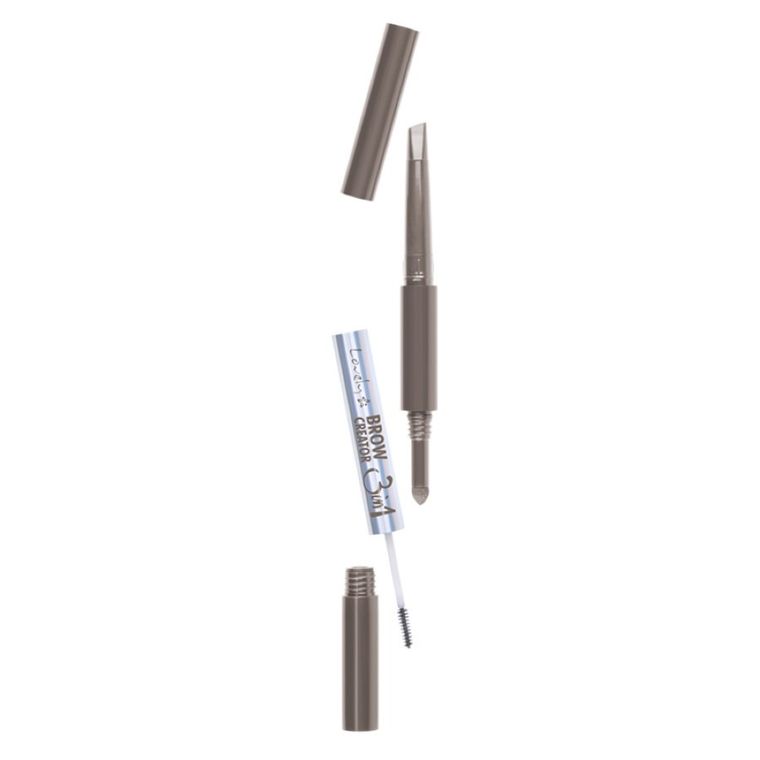 Lovely, Brow Creator, 3in1 Pencil, kredka tusz i puder stylizacji brwi, 01