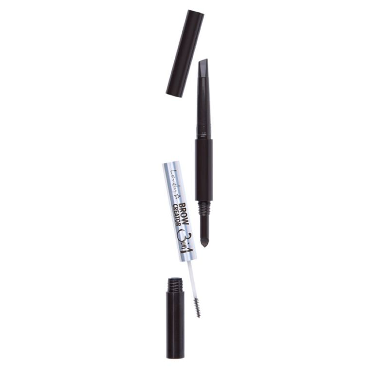 Lovely, Brow Creator, 3in1 Pencil, kredka tusz i puder stylizacji brwi, 02