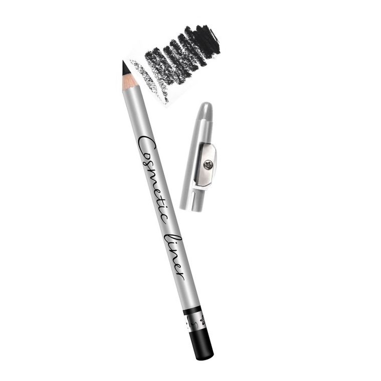 Lovely, Cosmetic Liner, konturówka do oczu z temperówką, 02 czarna