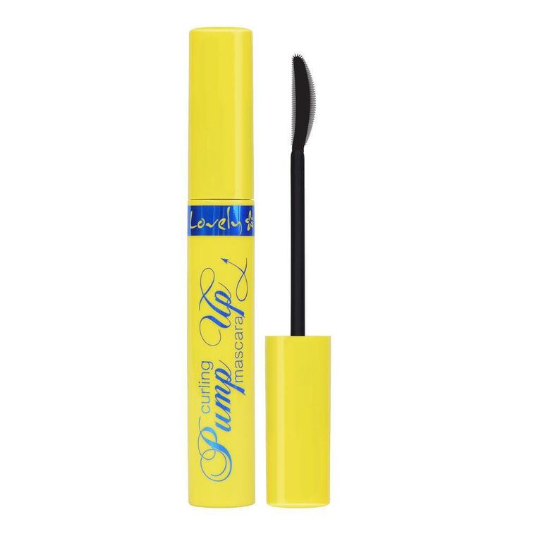 Lovely, Curling Pump Up Mascara, pogrubiający tusz do rzęs, black, 8g