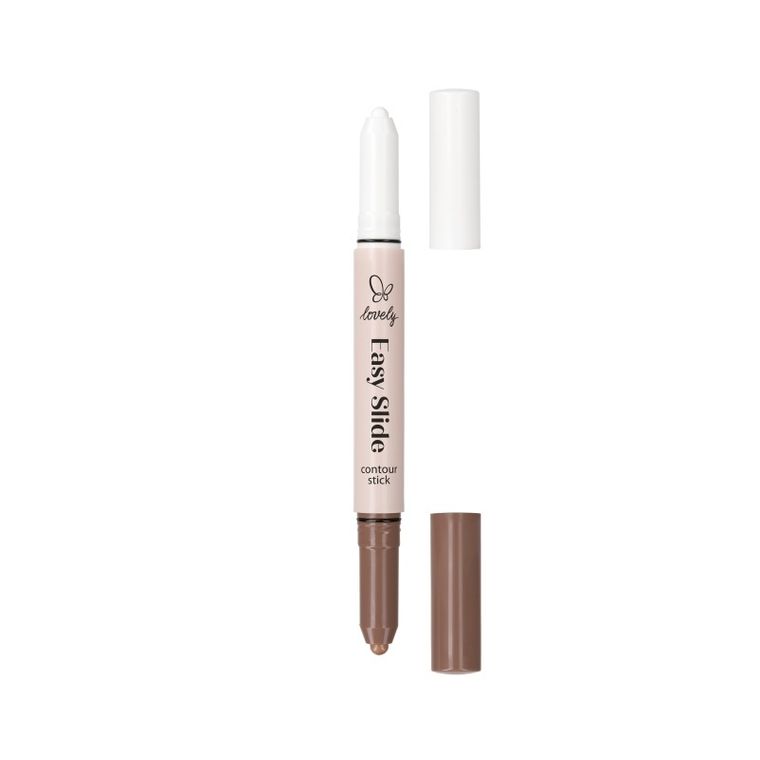 Lovely, Easy Slide Contour Stick, dwustronny sztyft do konturowania, 01