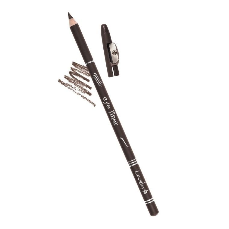 Lovely, Eye Liner, konturówka do oczu z temperówką, Brown, 1.8g